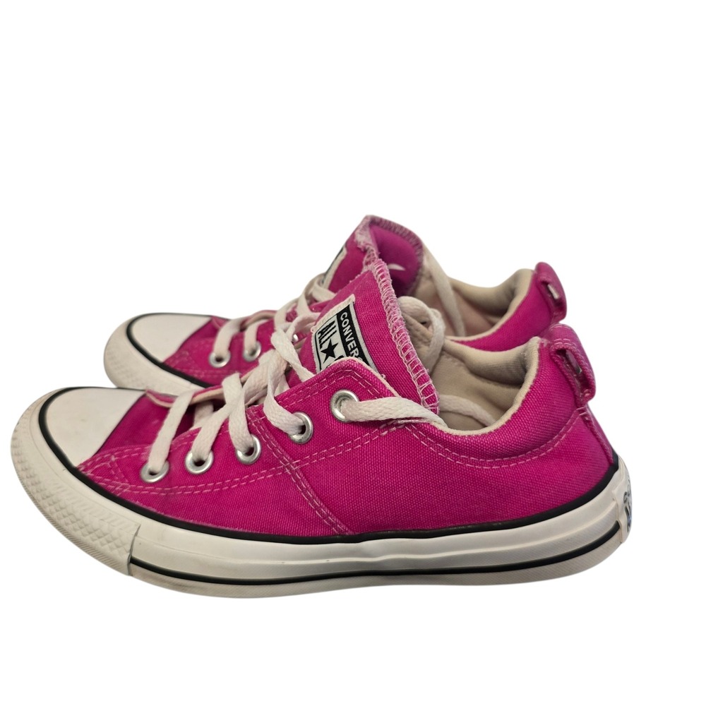 Converse All Star Girls Low Top Pink Canvas Sneakers
